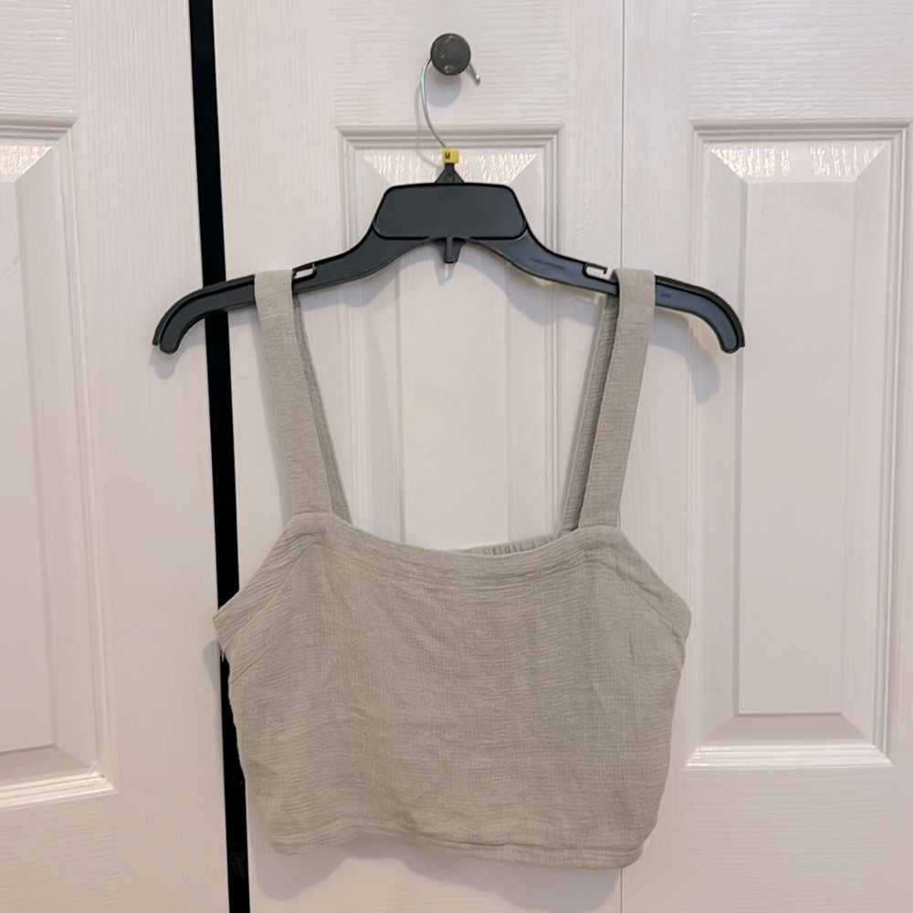 Madewell Tan Size: M Tank Crop Top